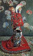 Claude Monet Madame Monet in a Japanese Costume, oil painting on canvas